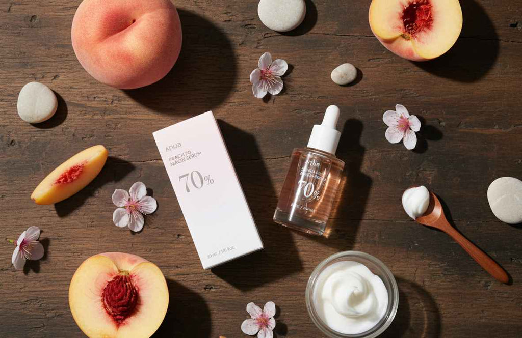 Anua Peach 70 Niacin Serum – Brightening, Hydrating Glass-Skin Serum with 70% Peach Extract & 5% Niacinamide