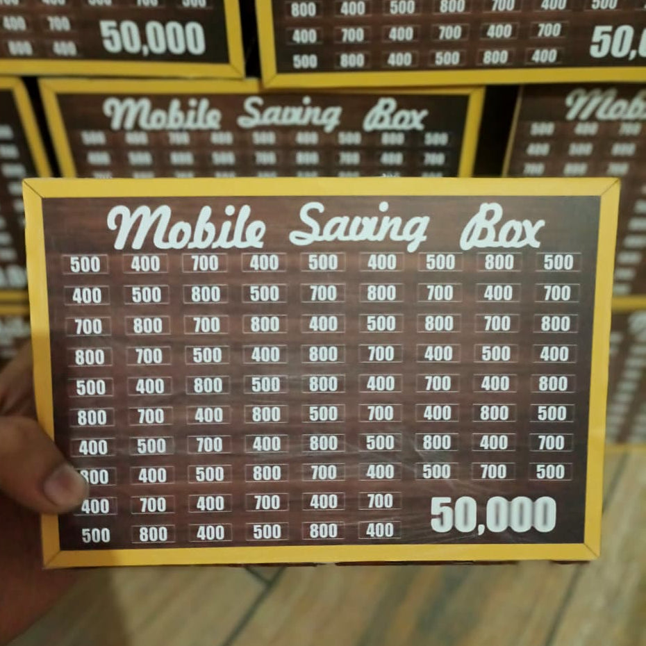 Mobile Saving Box Durable Quality Secure Storage Perfect Choice For Household Office And Daily Saving Needs