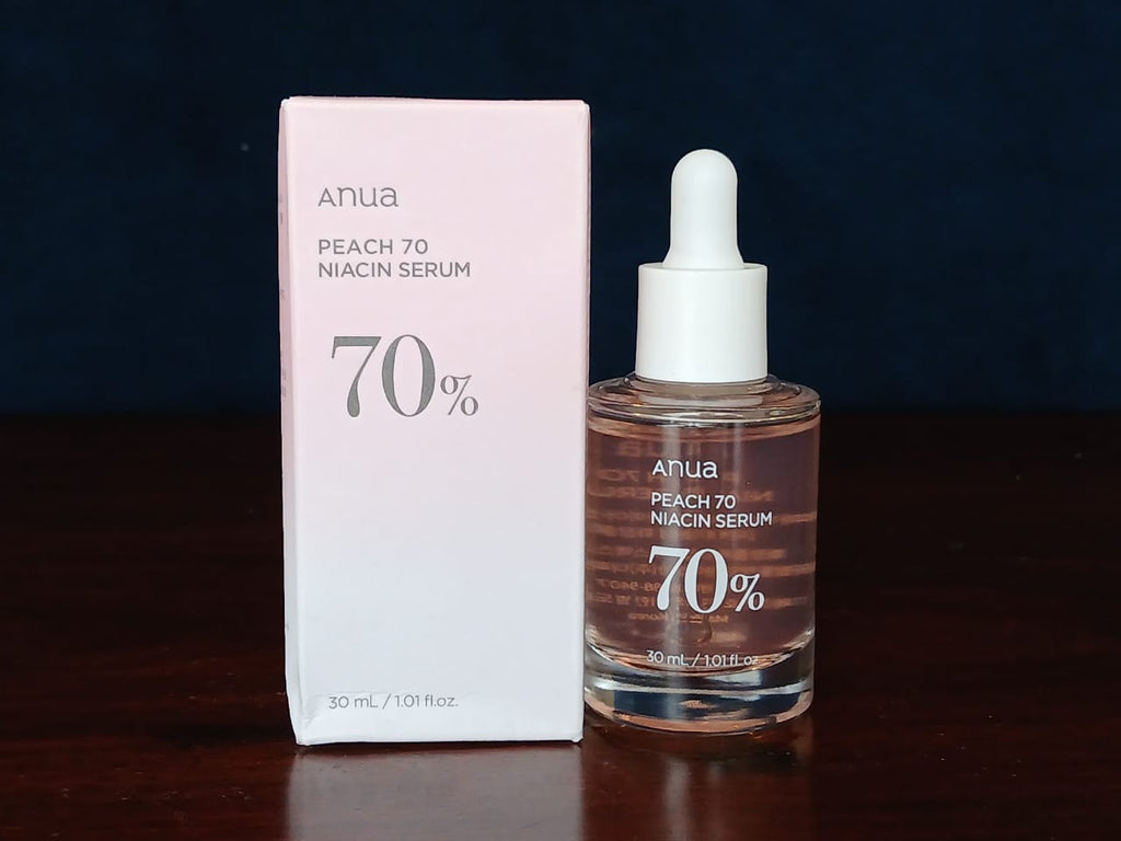 Anua Peach 70 Niacin Serum – Brightening, Hydrating Glass-Skin Serum with 70% Peach Extract & 5% Niacinamide
