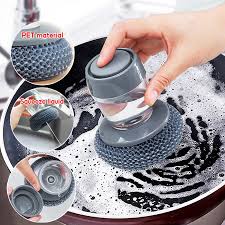 Dish washing scrubber
