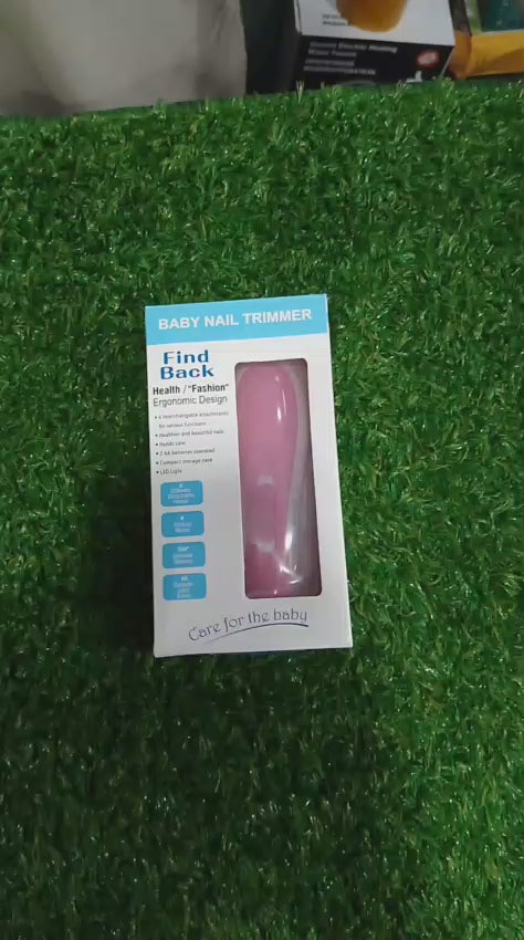 Electric Nail Clipper Baby Nail Trimmer Clipper Set In Random Color Designed As An Electric Nail Clipping And Trimming Set (Random Colors)